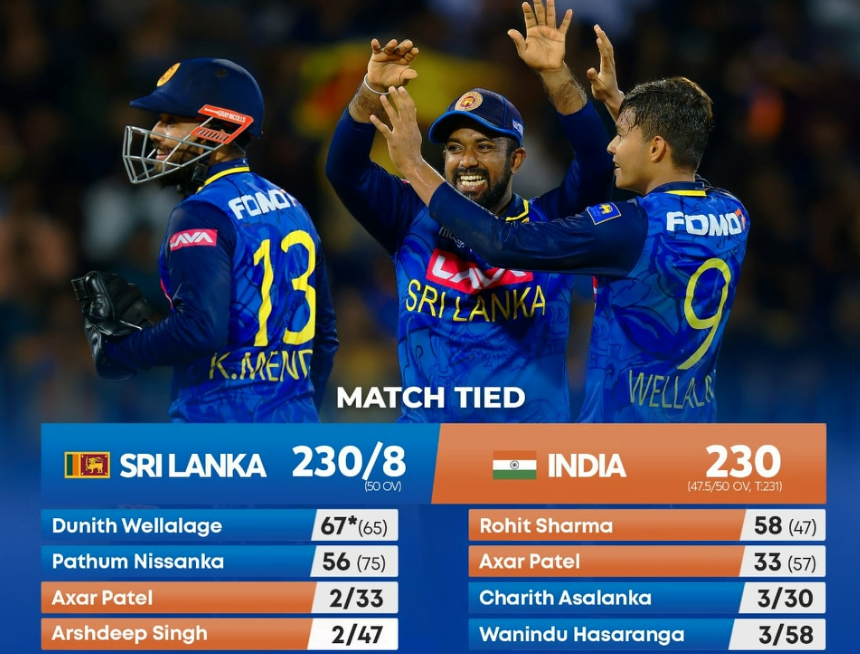 The 2nd ODI between India and Sri Lanka